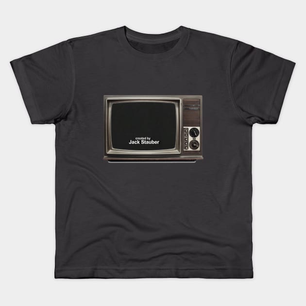 created by jack stauber retro tv Kids T-Shirt by rokikun